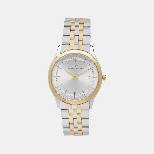 Male Gold two tone Analog Brass Watch 1003D-M1202