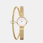 Classic Female White Stainless Steel Watch 11022-334