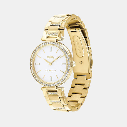 Park Women Quartz White Dial Analog Stainless Steel Watch 14503093 Park Women Quartz White Dial Analog Stainless Steel Watch 14503093