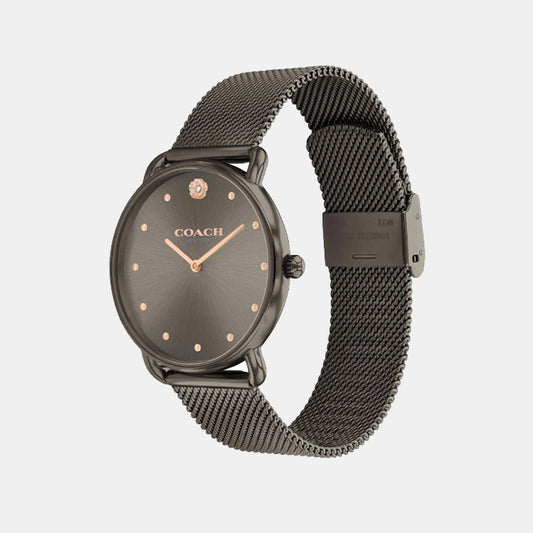 Elliot Women Quartz Grey Dial Analog Stainless Steel Watch 14504210 Coach 30 mm Round Quartz watch