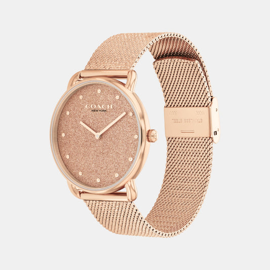 Elliot Women Quartz Rose Gold Dial Analog Stainless Steel Watch 14504554 Elliot Women Quartz Rose Gold Dial Analog Stainless Steel Watch 14504554