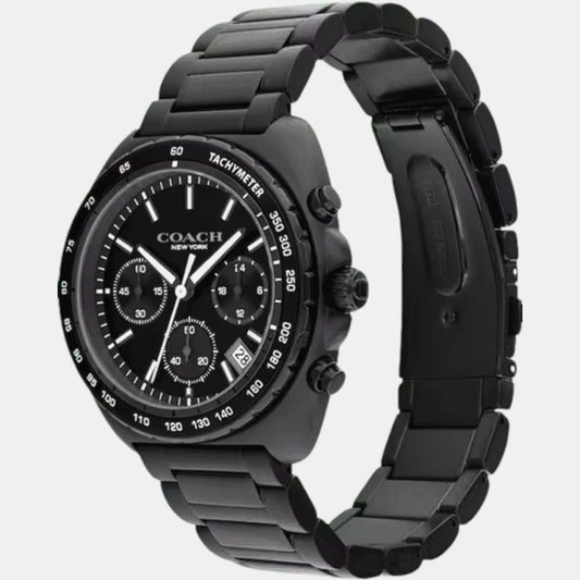 Charter Men Quartz Black Dial Chronograph Stainless Steel Watch 14602739 Charter Men Quartz Black Dial Chronograph Stainless Steel Watch 14602739