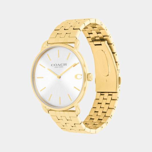 Elliot Men Quartz Silver White Dial Analog Stainless Steel Watch 14602747 Elliot Men Quartz Silver White Dial Analog Stainless Steel Watch 14602747