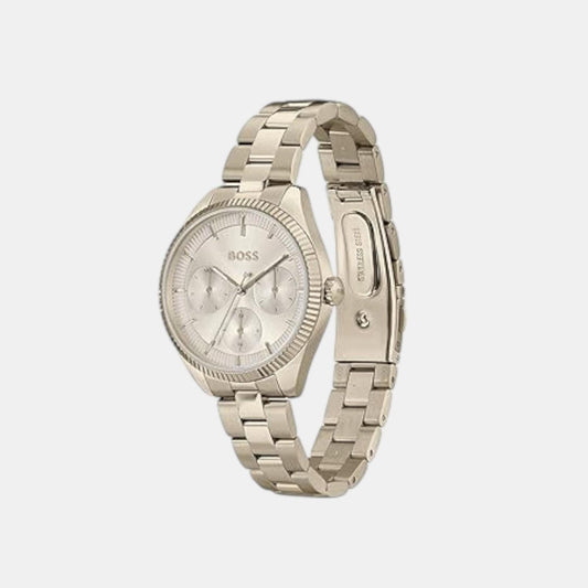 Sage Sport Women Quartz Pale Rose Gold Dial Multi-Function Stainless Steel Watch 1502801 Sage Sport Women Quartz Pale Rose Gold Dial Multi-Function Stainless Steel Watch 1502801
