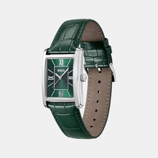 Principle Dress Men Quartz Green Dial Analog Leather Watch 1514278 Principle Dress Men Quartz Green Dial Analog Leather Watch 1514278