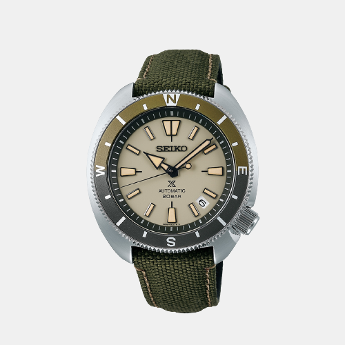 Prospex Male Tan Automatic Polyester Watch SRPG13K1