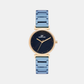 Female Blue Analog Stainless Steel Watch 2001G-M0305