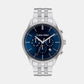 Ck Infinite Male Blue Chronograph Stainless Steel Watch 25200377