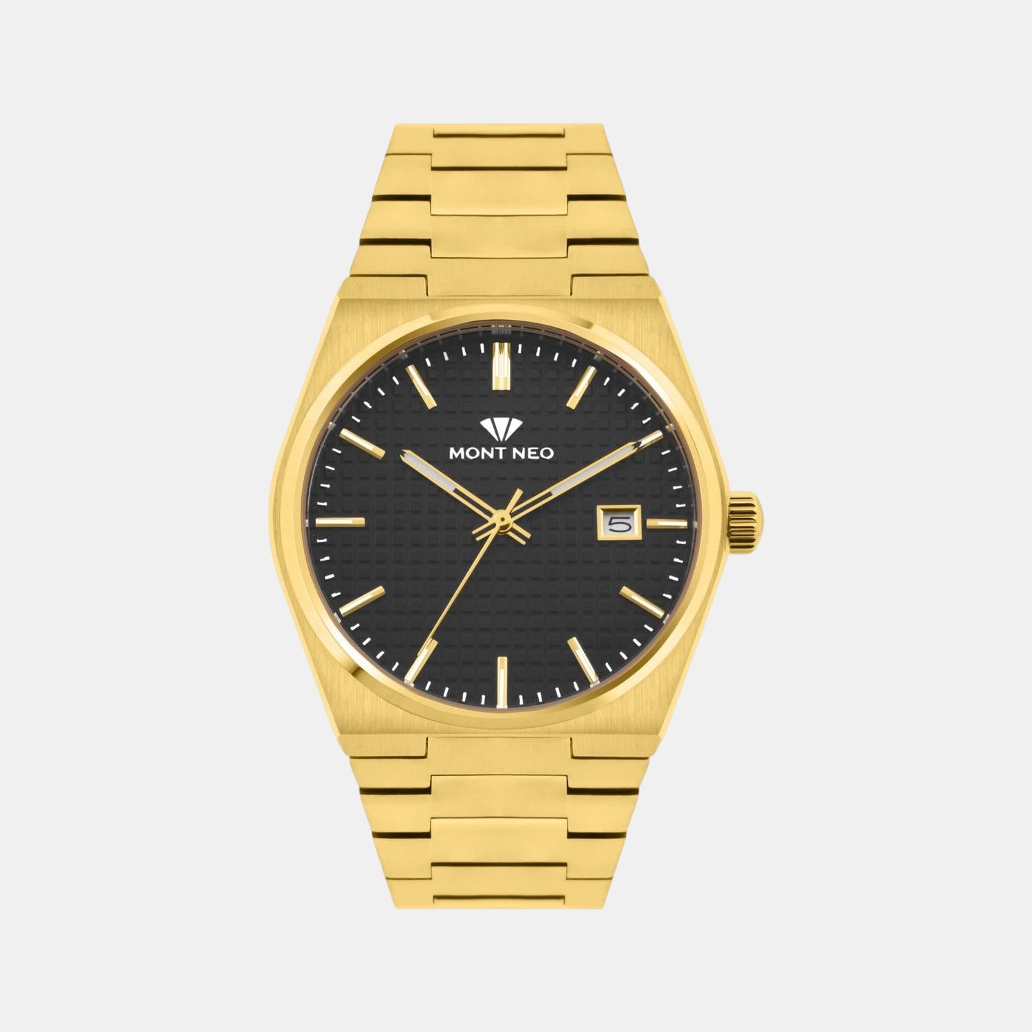 Mont Neo Men Black Metal Watch 3509E-M2204 – Just In Time