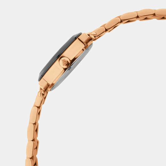 Women Quartz Black Dial Multi-Function Stainless Steel Watch 4507M-M3404 Women Quartz Black Dial Multi-Function Stainless Steel Watch 4507M-M3404