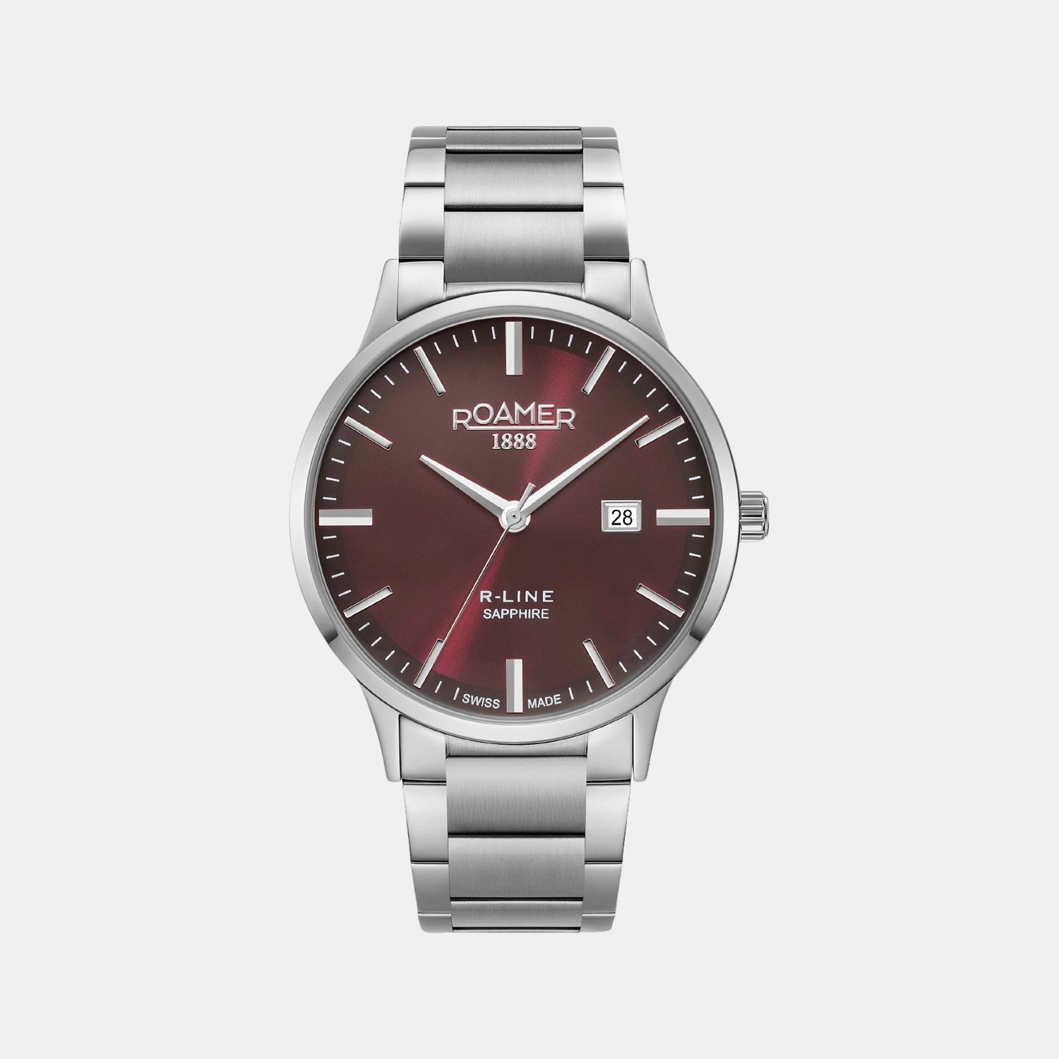 Roamer R-Line Classic Men Burgundy Watch 718833 41 65 70 – Just In