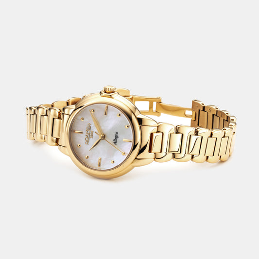 Allegra Women Quartz White Mother Of Pearl Dial Analog Stainless Steel Watch 977847 48 20 20 Allegra Women Quartz White Mother Of Pearl Dial Analog Stainless Steel Watch 977847 48 20 20