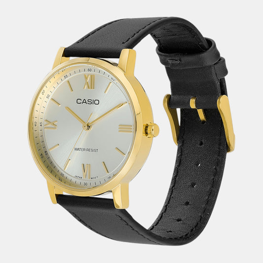 Enticer Men Quartz Silver Dial Analog Leather Watch A2160 Enticer Men Quartz Silver Dial Analog Leather Watch A2160