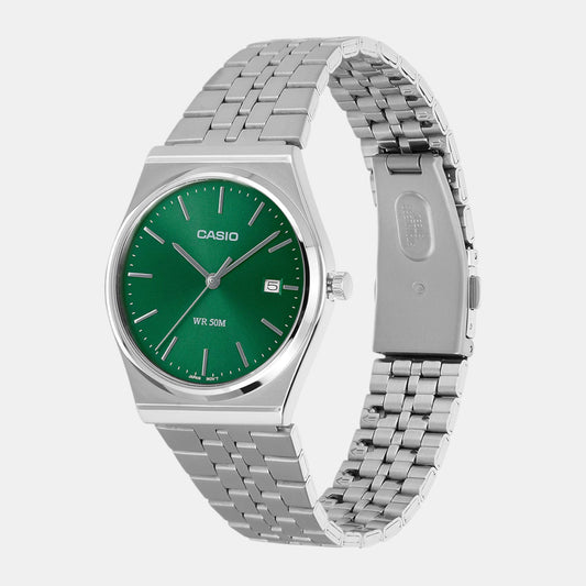 Enticer Men Quartz Green Dial Analog Stainless Steel Watch A2236 Enticer Men Quartz Green Dial Analog Stainless Steel Watch A2236