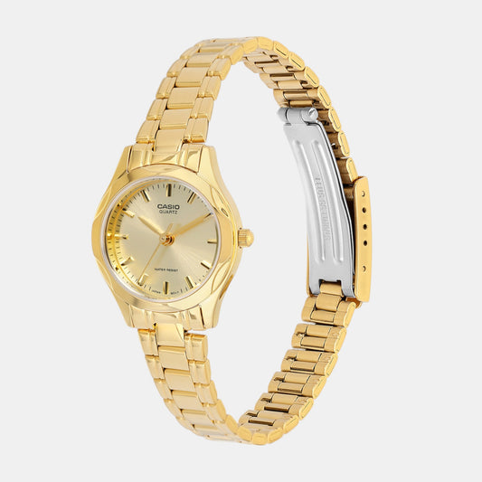 Enticer Women Quartz Gold Dial Analog Stainless Steel Watch A2276 Enticer Women Quartz Gold Dial Analog Stainless Steel Watch A2276