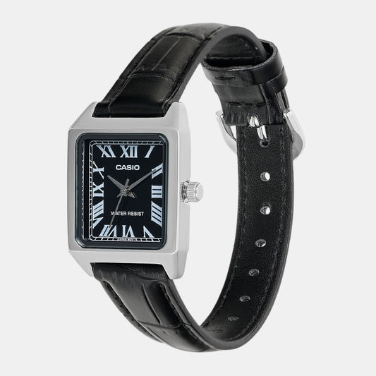 Enticer Women Quartz Black Dial Analog Leather Watch A2286 Enticer Women Quartz Black Dial Analog Leather Watch A2286