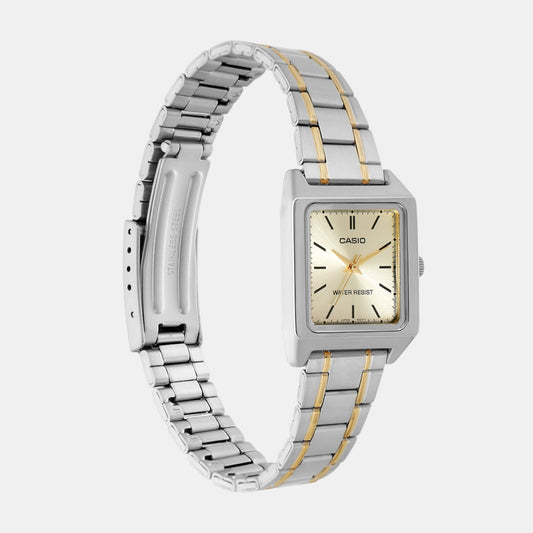 Enticer Women Quartz Gold Dial Analog Stainless Steel Watch A2294 Enticer Women Quartz Gold Dial Analog Stainless Steel Watch A2294