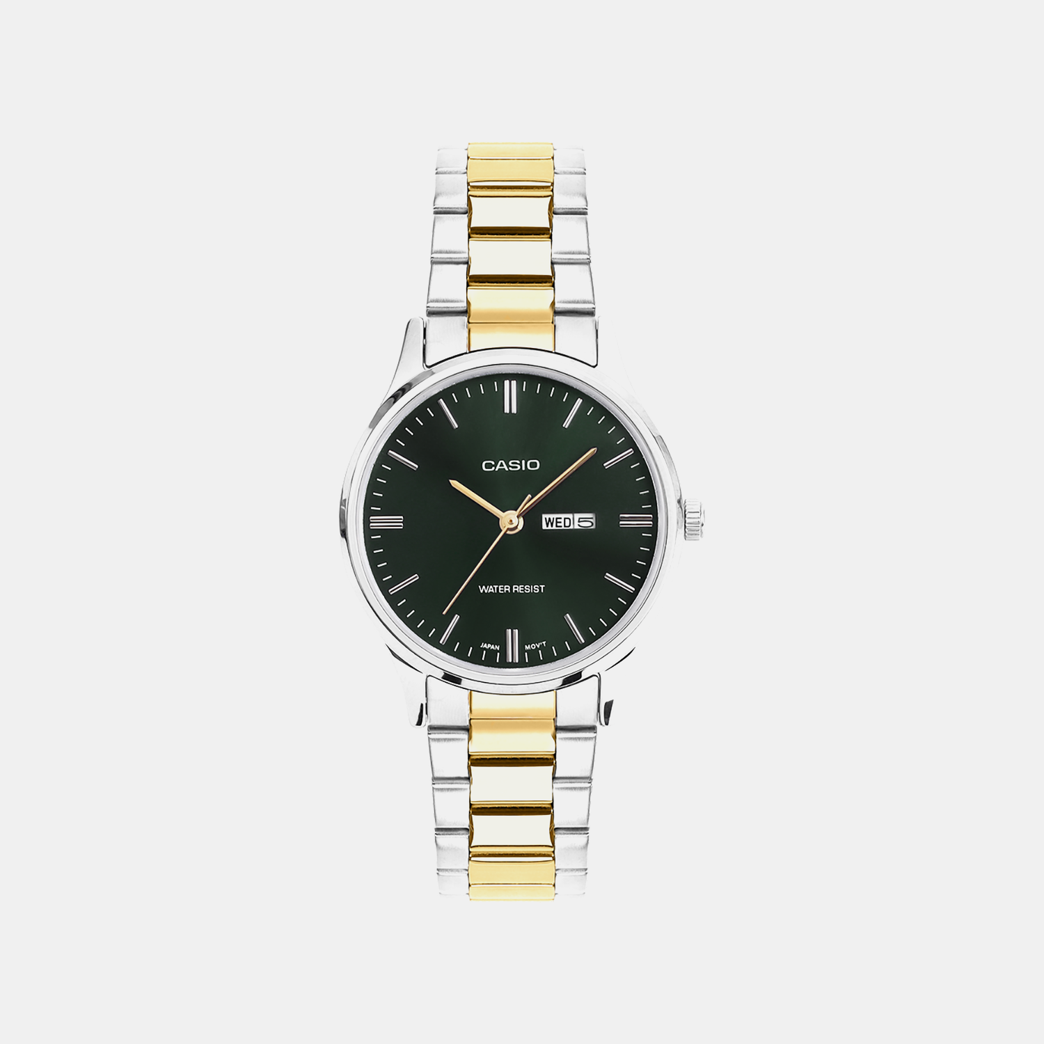 Casio Women Green Stainless Steel Watch A2513 – Just In Time