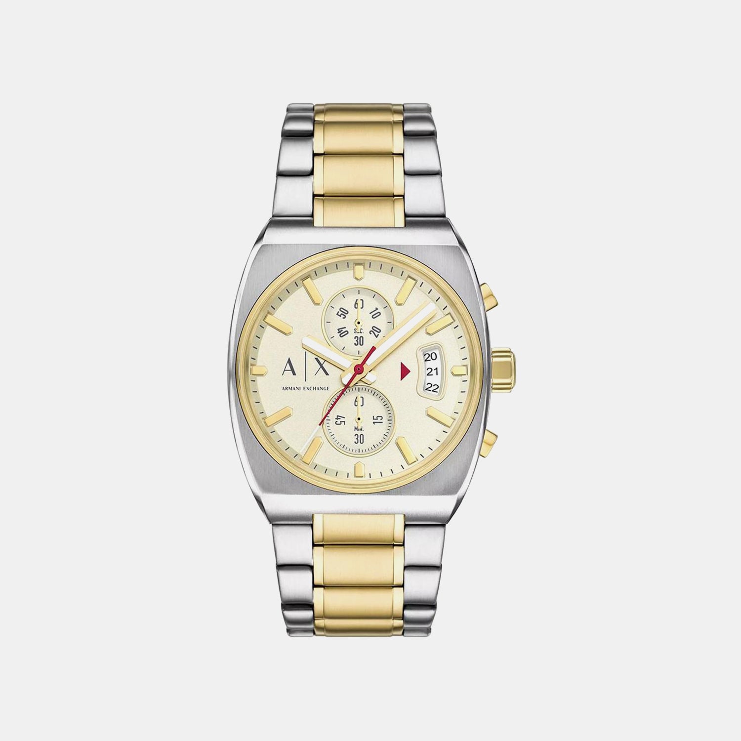 Armani Exchange Men Cream Stainless Steel Watch AX2821 – Just In
