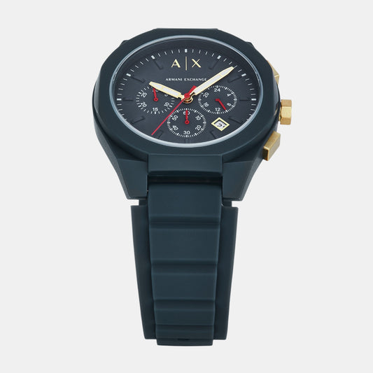 Sync Men Quartz Blue Dial Chronograph Silicone Watch AX4168 Sync Men Quartz Blue Dial Chronograph Silicone Watch AX4168