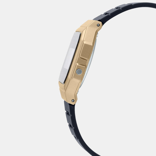 Youth Men Quartz Gold Dial Digital Resin Watch D142 Youth Men Quartz Gold Dial Digital Resin Watch D142