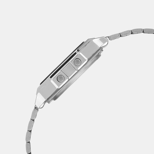 Vintage Unisex Quartz Black Dial Digital Stainless Steel Watch D338 Vintage Unisex Quartz Black Dial Digital Stainless Steel Watch D338