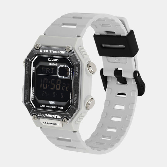 Youth Men Quartz Grey Dial Digital Resin Watch D354 Youth Men Quartz Grey Dial Digital Resin Watch D354