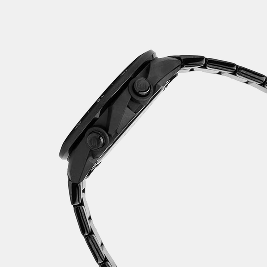 Edifice Men Quartz Black Dial Analog-Digital Stainless Steel Watch ED589 Edifice Men Quartz Black Dial Analog-Digital Stainless Steel Watch ED589