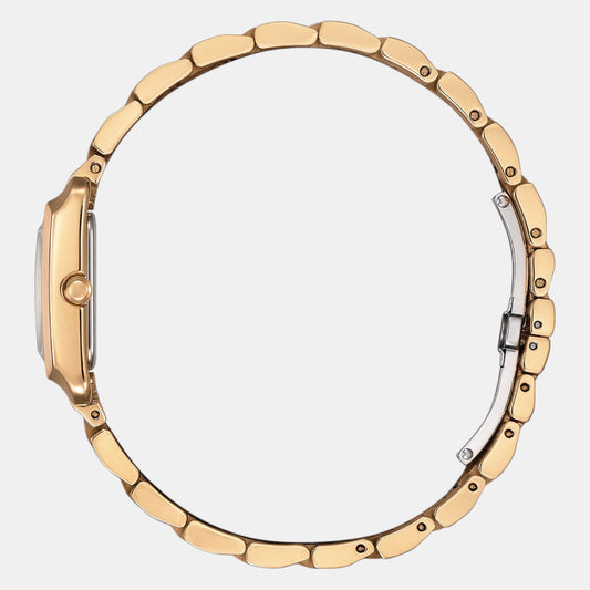 Citizen L Women Eco-Drive Champagne Dial Analog Stainless Steel Watch EW5603-89Y Citizen L Women Eco-Drive Champagne Dial Analog Stainless Steel Watch EW5603-89Y