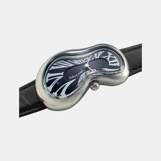 Classic Unisex Quartz Black Dial Analog Leather Watch EX0001.0001 Classic Unisex Quartz Black Dial Analog Leather Watch EX0001.0001