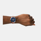 Male Blue Leather Chronograph Watch FS5903