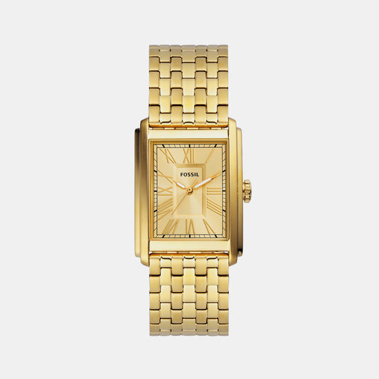 Male Carraway Three-Hand Gold-Tone Stainless Steel Watch FS6009