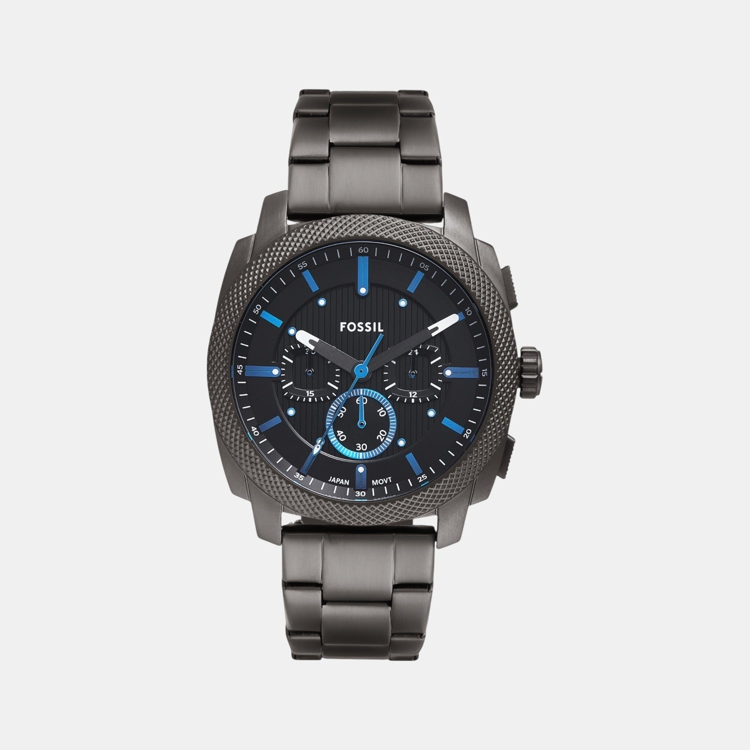 Fossil Machine Men Black Chronograph Watch FS6098 – Just In Time