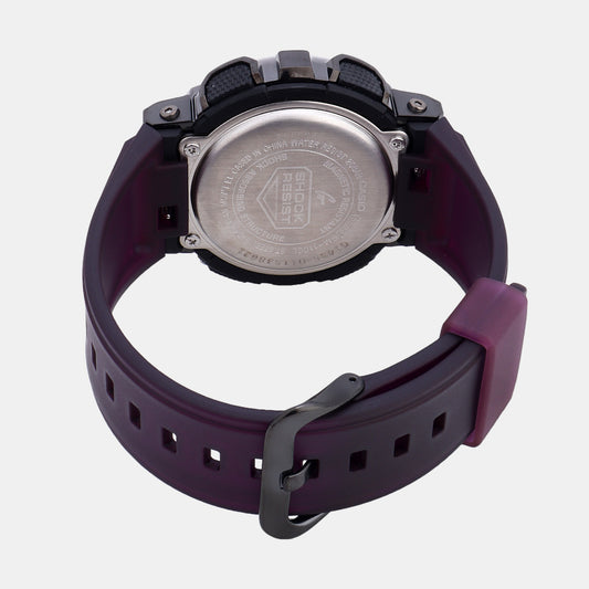 G-Shock Men Quartz Purple Dial Analog-Digital Resin Watch G1435 Casio 49 mm Round Quartz watch