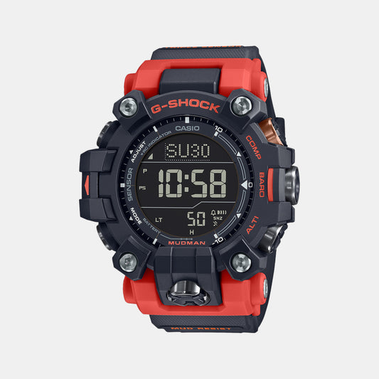 G-Shock Male Black Digital Resin Watch G1443