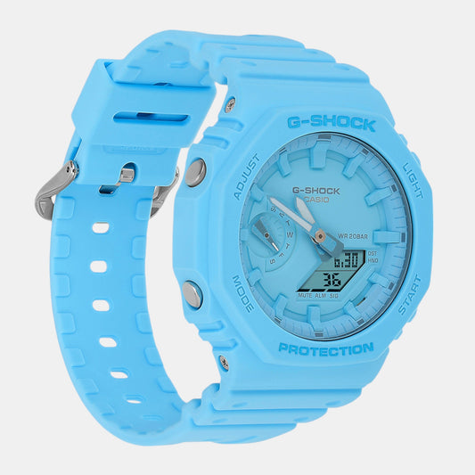 G-Shock Men Quartz Blue Dial Analog-Digital Resin Watch G1521 G-Shock Men Quartz Blue Dial Analog-Digital Resin Watch G1521