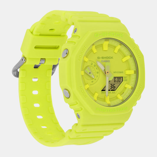 G-Shock Men Quartz Yellow Dial Analog-Digital Resin Watch G1523 G-Shock Men Quartz Yellow Dial Analog-Digital Resin Watch G1523