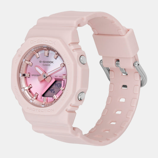 G-Shock Women Quartz Pink Dial Analog-Digital Resin Watch G1559 G-Shock Women Quartz Pink Dial Analog-Digital Resin Watch G1559