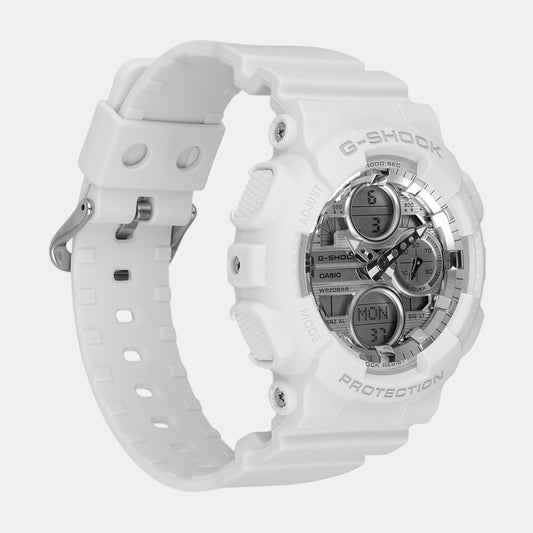 G-Shock Women Quartz White Dial Analog-Digital Resin Watch G1562 G-Shock Women Quartz White Dial Analog-Digital Resin Watch G1562