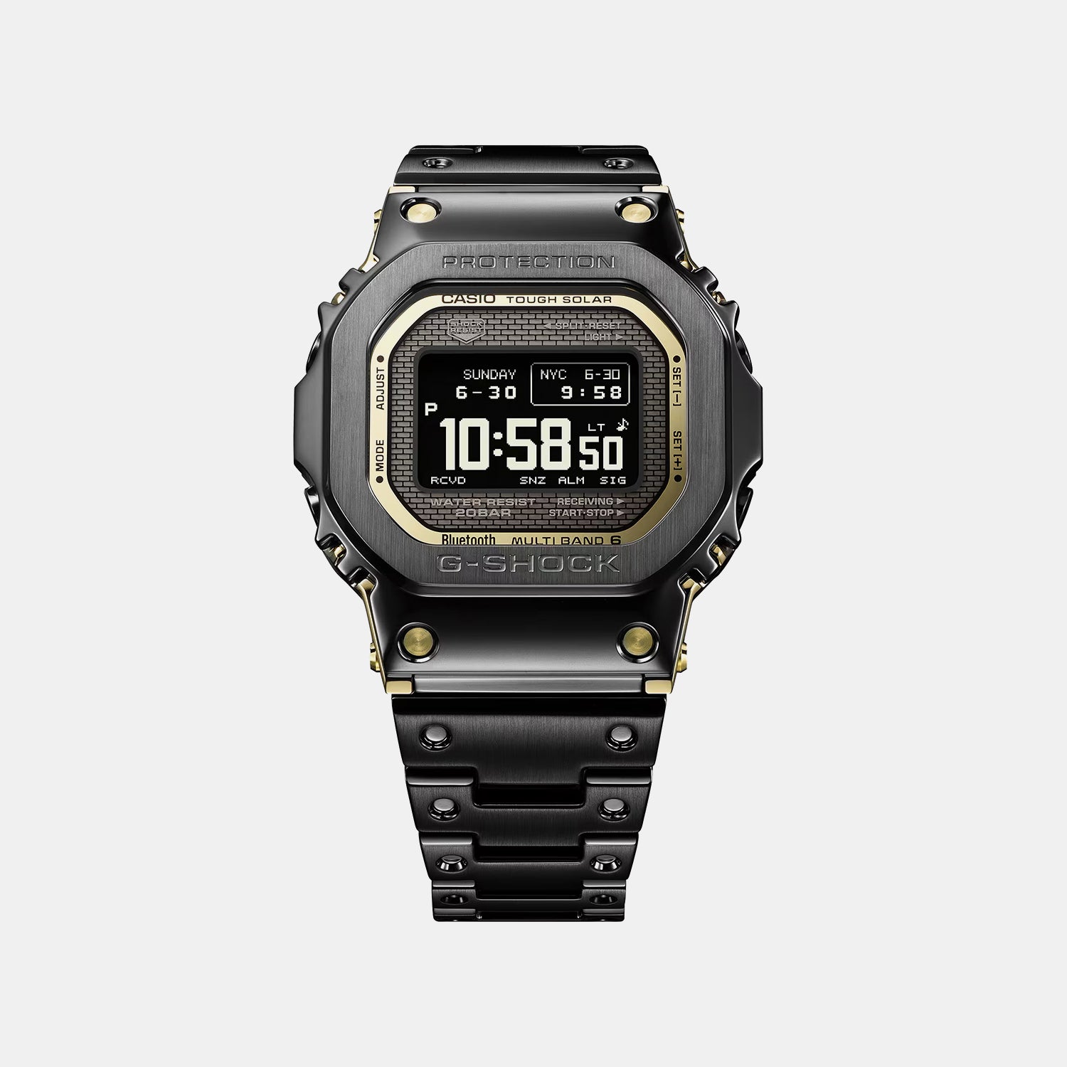 Casio G-Shock Men Black Metal Watch G1767 – Just In Time