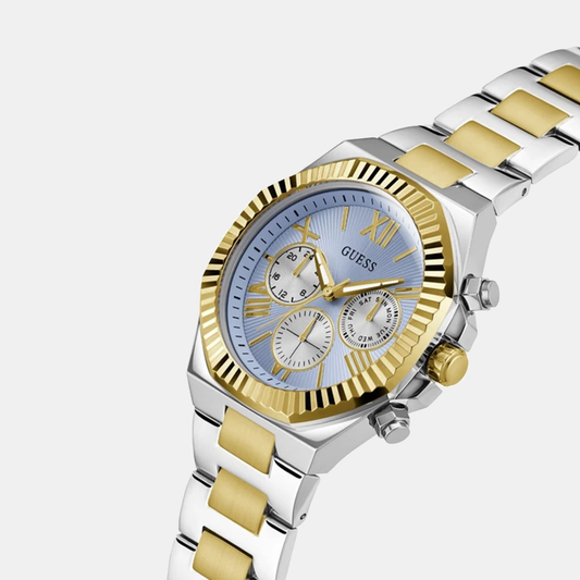 Guess Dress Men Quartz Blue Dial Chronograph Stainless Steel Watch GW0703G3 Guess 44 mm Round Quartz watch