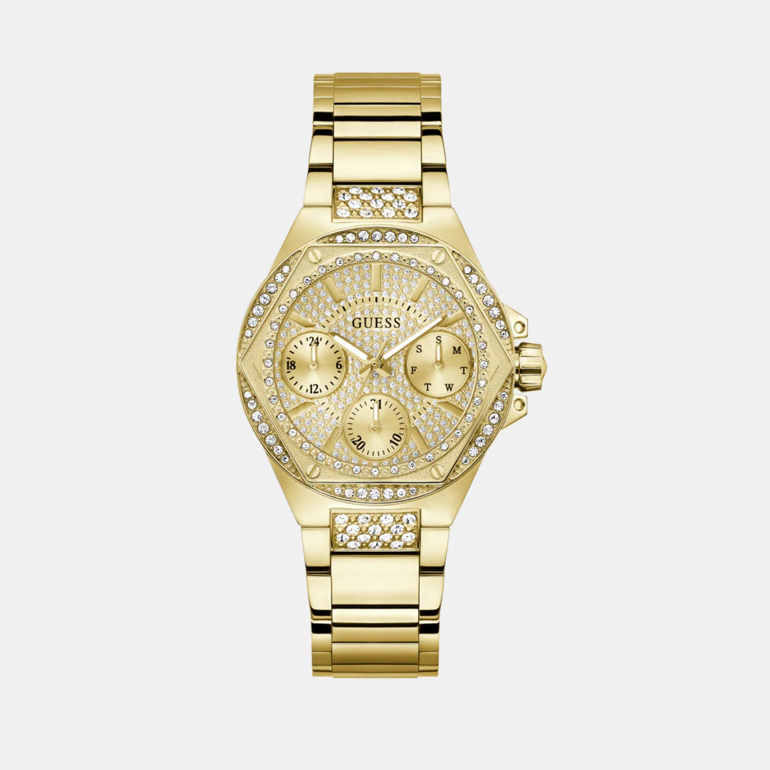Gt Envy Women Quartz Champagne Dial Analog Stainless Steel
