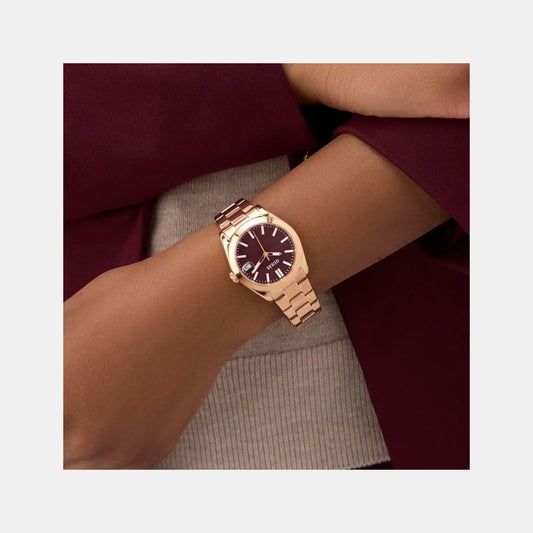 Alice Women Quartz Red Dial Analog Recycled Steel Watch GW0934L5 Alice Women Quartz Red Dial Analog Recycled Steel Watch GW0934L5