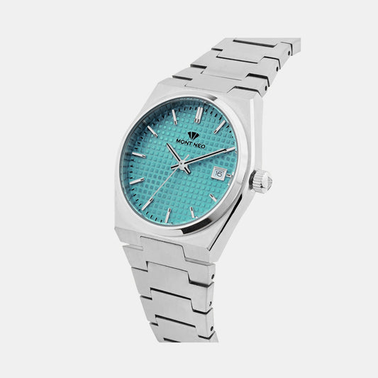 Women Quartz Blue & Green Dial Analog Stainless Steel Watch L3509E-M1118 Women Quartz Blue & Green Dial Analog Stainless Steel Watch L3509E-M1118