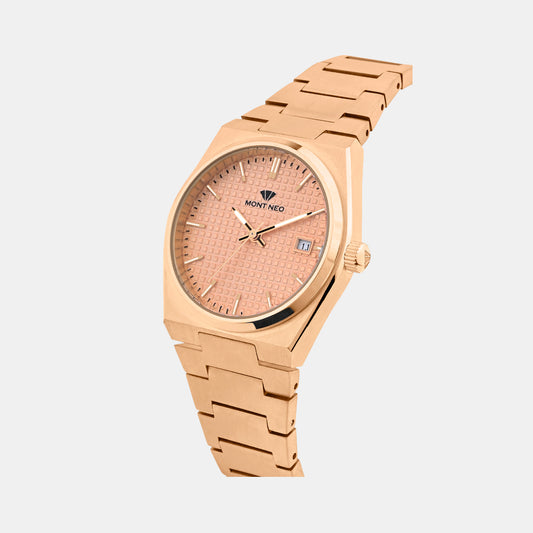 Women Quartz Gold Dial Analog Stainless Steel Watch L3509E-M3303 Women Quartz Gold Dial Analog Stainless Steel Watch L3509E-M3303