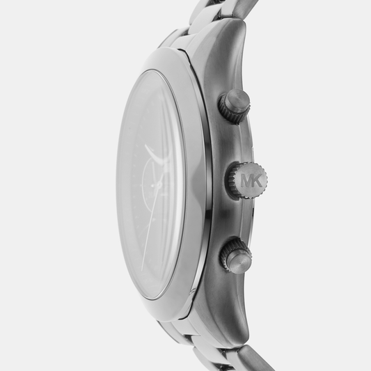 Slim Runway Men Quartz Blue Dial Chronograph Stainless Steel Watch MK8987 Michael Kors 44 mm Round Quartz watch