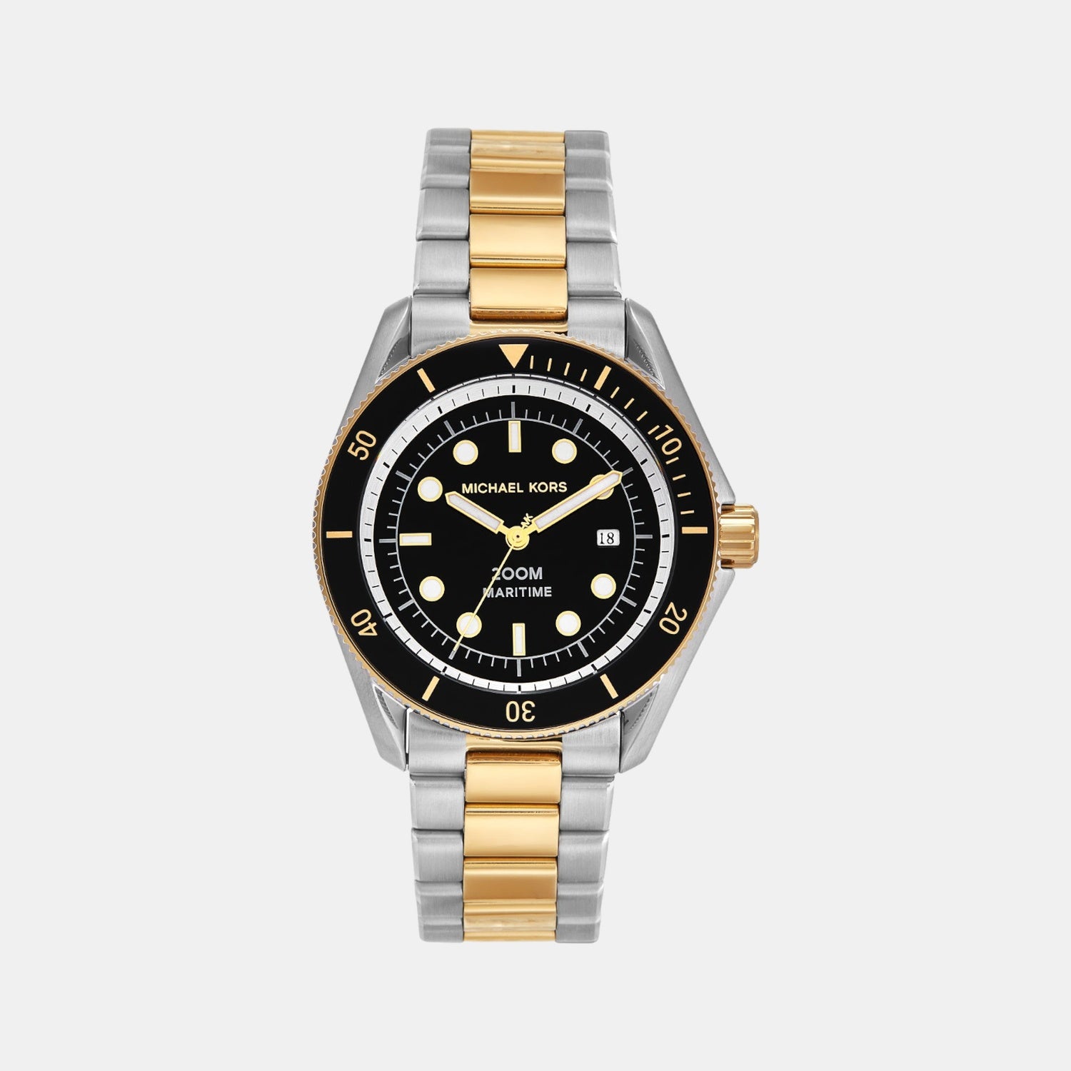 Michael Kors Maritime Men Black Stainless Steel Watch MK9180