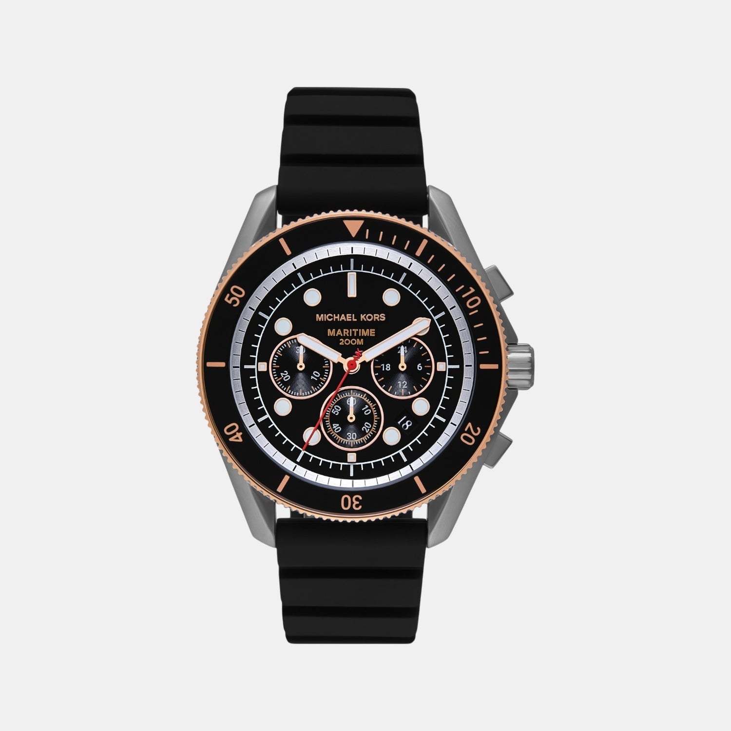 Michael Kors Maritime Men Black Chronograph Watch MK9206 – Just In