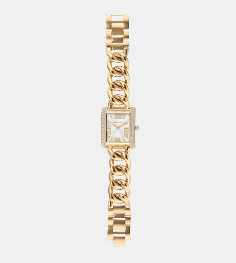 Female Gold Analog Stainless Steel Watch MK7300