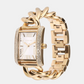 Female Gold Analog Stainless Steel Watch MK7300